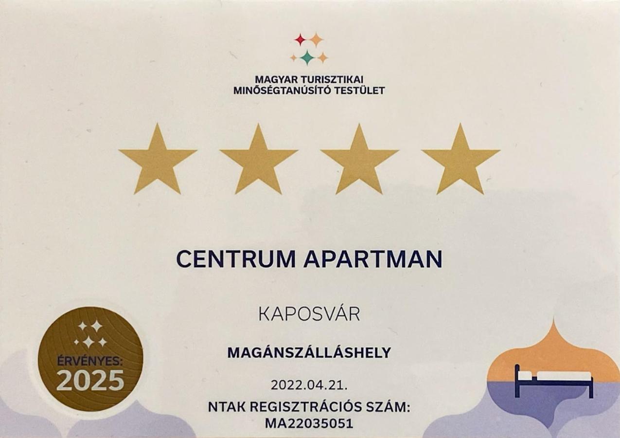 Centrum Apartman Kaposvár Exteriér fotografie
